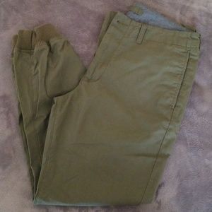 J Crew Olive Khaki Joggers